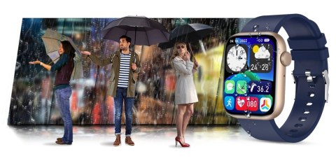 Smartwatch Damski Gravity GT3-4 Różowo-Granatowy