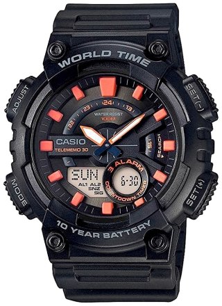Zegarek Męski CASIO Gerton AEQ-110W-1A2VDF + BOX