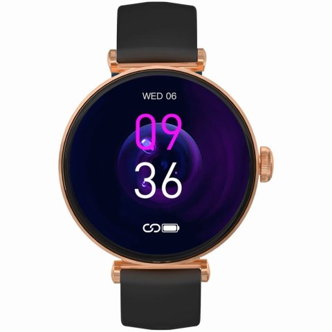 Smartwatch Gravity Różowe Złoto Czarny 2 Paski GT26-6