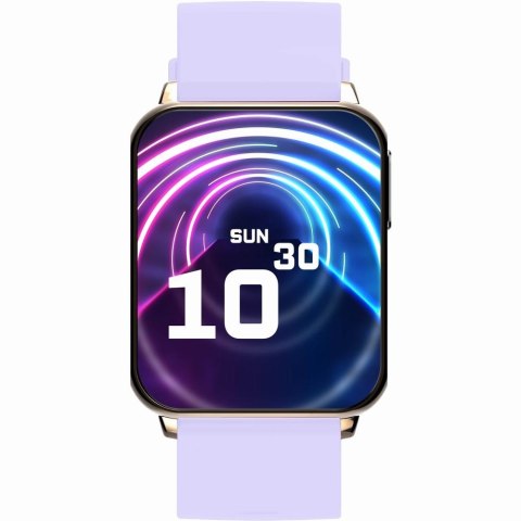 Smartwatch Gravity Różowe Złoto Fioletowy 2 Paski GT17-3