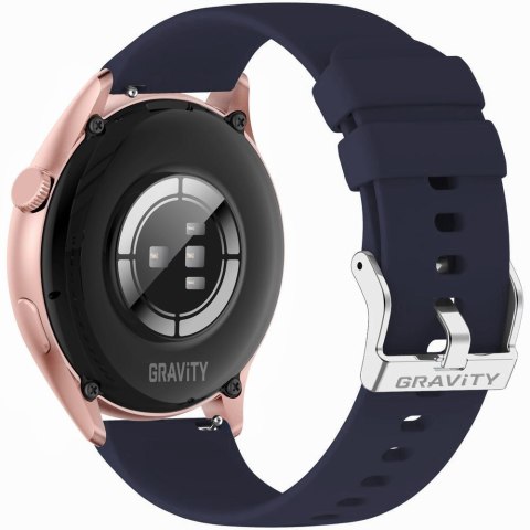 Smartwatch Gravity Różowe Złoto Pasek + Bransoleta GT11-6