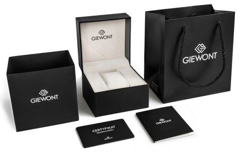 Zegarek Męski Giewont Chronograph Sapphire Srebrno Niebieski GW6260-A4