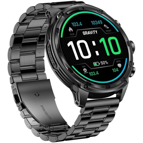 Smartwatch Gravity Czarny Pasek + Bransoleta GT41-1