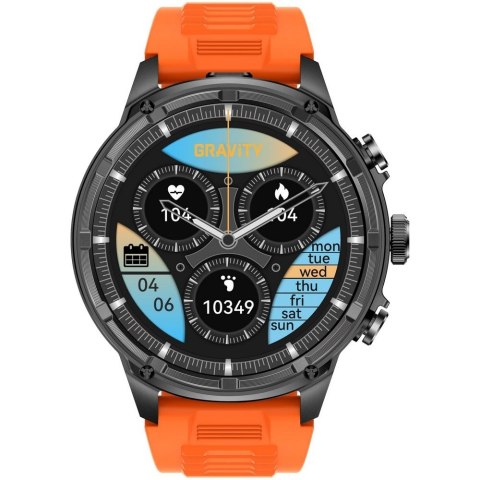 Smartwatch Gravity Czarny Pasek + Bransoleta GT41-4