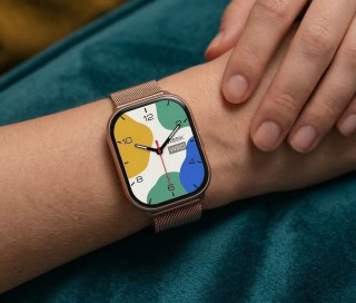 Smartwatch Gravity Różowy Pasek + Bransoleta GT43-4