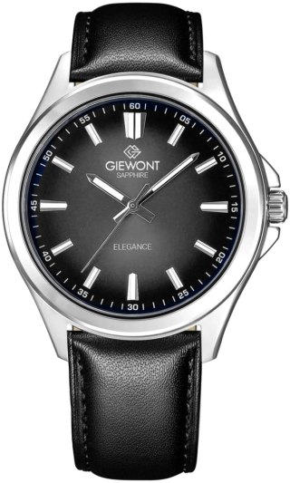 Zegarek Męski Giewont Elegance Sapphire Czarny GW5160-A2