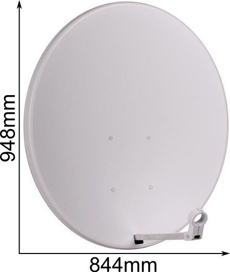 CZASZA ANTENA 90 CM JASNA (COR-900SAE-J); 7581