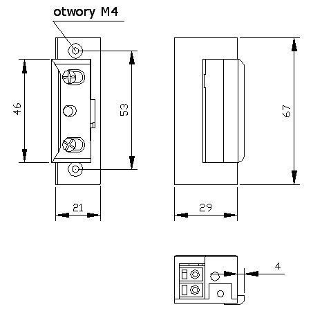 ZACZEP ELEKTRA R4 Z PAM. Z BLOK. SYMETR. 24V; 7544