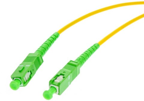 PATCHCORD ŚWIATŁOWODOWY SM SIMPLEX 9/125 SC/APC-SC/APC 1m