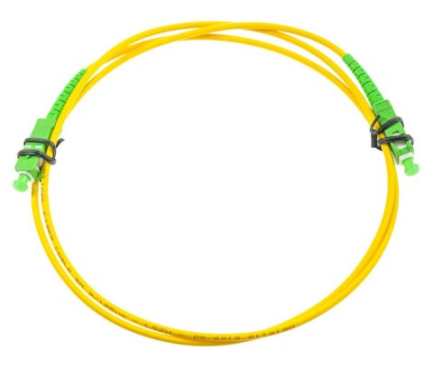 PATCHCORD ŚWIATŁOWODOWY SM SIMPLEX 9/125 SC/APC-SC/APC 1m