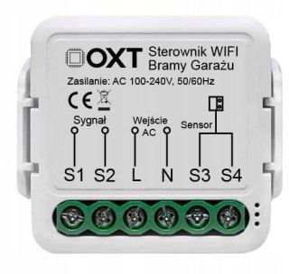 Moduł OXT z sensorem do bramy garażu WiFi TUYA T210G