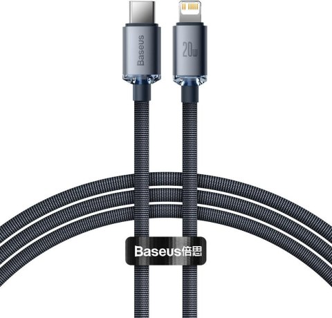 KABEL USB-C / Lightning iPhone Baseus Crystal CAJY000201 1.2m 20W OPLOT PREMIUM