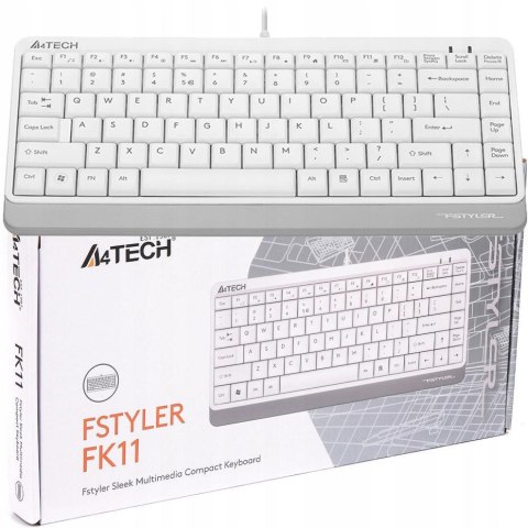 Klawiatura komputerowa A4tech FStyler FK11 biały