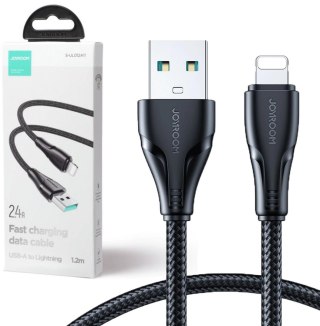 Kabel USB-A / Lightning Joyroom S-UL012A11 120cm 2.4A w oplocie czarny