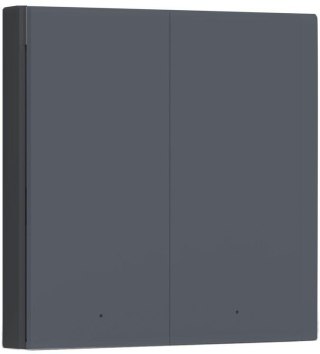 Aqara Smart Wall Switch H1 Szary podwójny bez przewodu neutralnego