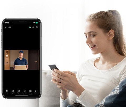 Bezprzewodowy wizjer do drzwi Ezviz HP2 2MP