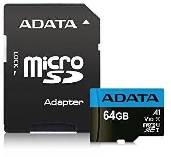 Adata karta microSD Premier 64GB UHS1/CL10/A1+adapter