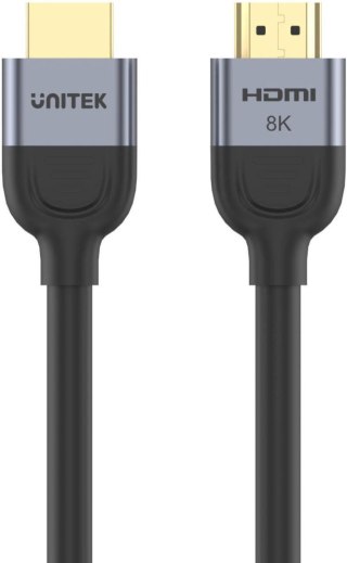 Kabel HDMI Unitek 2.1 8K 60Hz, czarny, 1m
