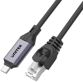 Unitek Kabel Ethernet USB C RJ-45 LAN, przewód sieciowy, 3m
