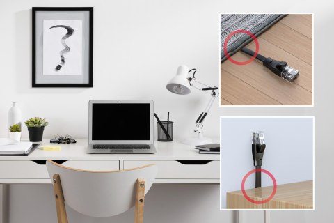 Unitek Kabel sieciowy płaski Ethernet Cat.7 3 m