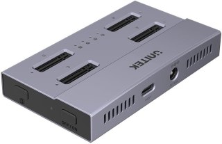 Unitek USB4 4-kieszeniowa stacja dokująca/ klonująca M.2 SSD