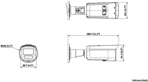Kamera IP Hikvision DS-2CD2T83G2-4LI 4mm PL