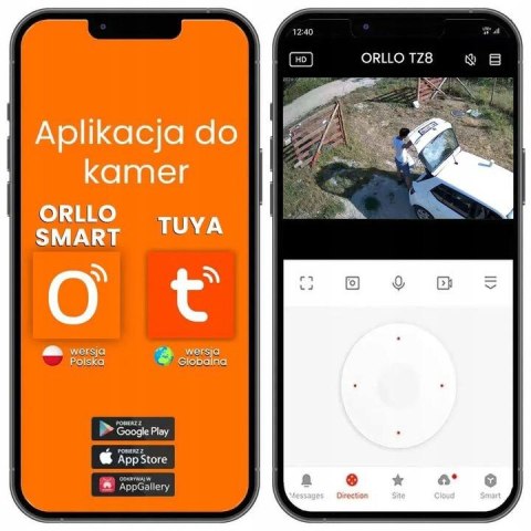 Kamera IP Orllo TZ8 Dual 4MP+4MP 4G SIM LTE Wi-Fi