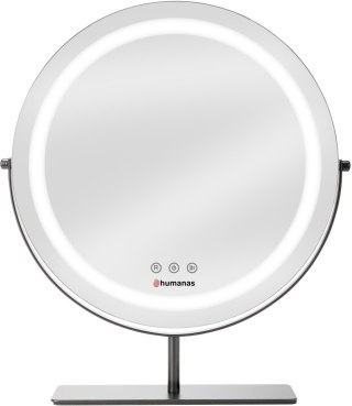 Lustro do makijażu Humanas HS-HM Scarlet z oświetleniem LED - czarny