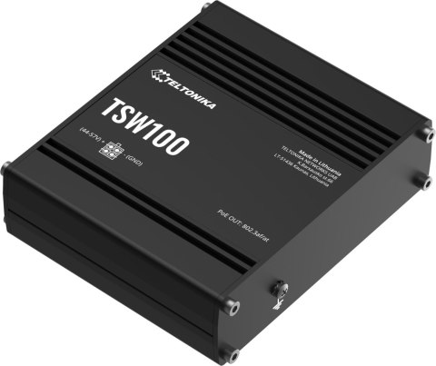 Teltonika TSW100 switch przemysłowy PoE (TSW100010000)
