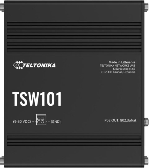 Teltonika TSW101 switch przemysłowy PoE+ (TSW101000000)