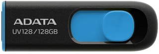 Adata Pendrive UV128 128GB USB 3.2 Gen1 czarno - niebieski