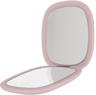 Lusterko kosmetyczne Humanas HS-PM01 z podświetleniem LED - różowy