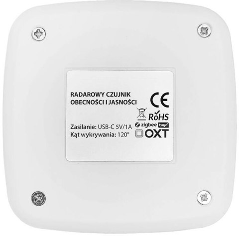 OXT Czujnik radar obecności jasności USB WiFi TUYA T155