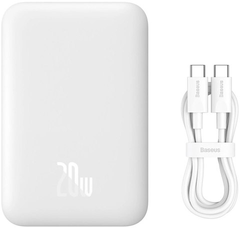 Powerbank Baseus Magnetic Mini Air PPCXM06A 6000mAh MagSafe 15W PD QC 20W USB-C + kabel