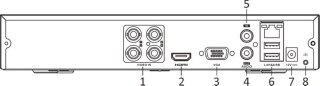 Rejestrator 5w1 Hilook 4 kanałowy 5MP DVR-204Q-M1 (E)
