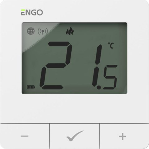 ENGO Controls Inteligentny zestaw ogrzewania Biały (E25-BATW-4 + ETRV-M30)