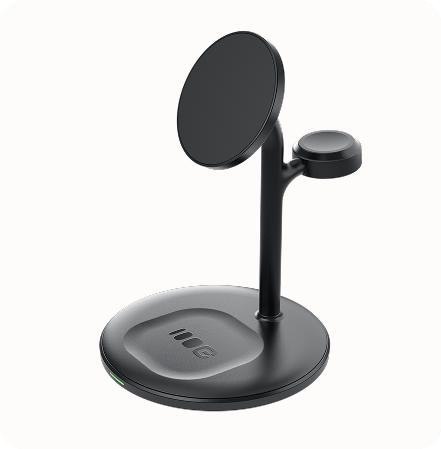 ŁADOWARKA INDUKCYJNA Greencell MagScape 3w1 15W MagSafe IPhone AirPods Apple Watch