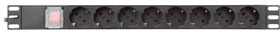 Listwa zasilająca 8 gniazd PD-8/RACK-N