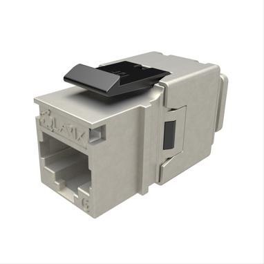 Moduł Keystone szybkozaciskowy narzędziowy SOLARIX Cat.6 STP FTP RJ45 srebrny