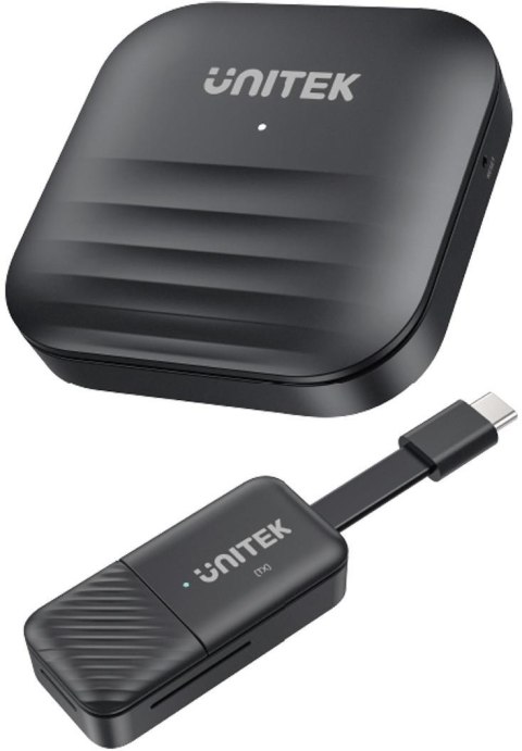 Unitek Bezprzewodowy nadajnik i odbiornik HDMI zasięg do 50m, czarny