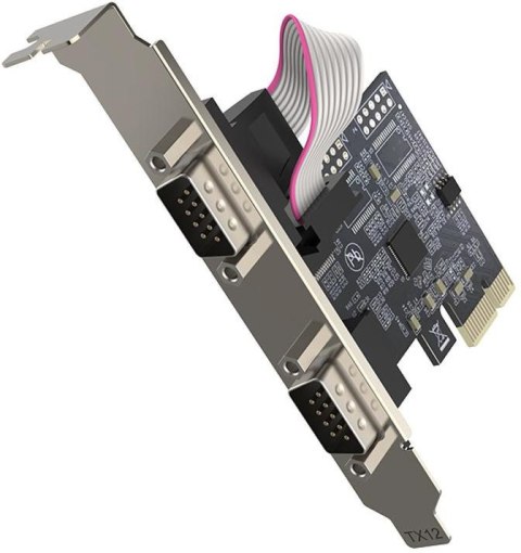 Unitek PCI Express kontroler 2x RS-232