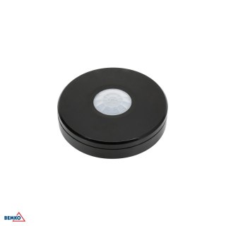 Czujnik ruchu PIR 1000W 360° IP65 czarny