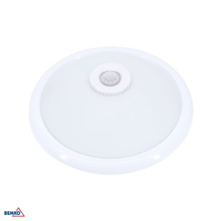 Plafoniera TAZAN Z CZUJ. PODCZER. 2X40W E27 IP20 sztkło+STAL+PLASTIK