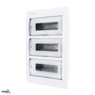 Rozdzielnica podtynkowa IP40 ZACISKI 36N+36PE 3x12P