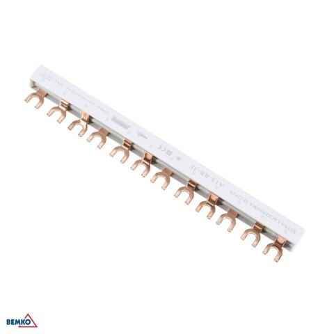 Szyna łączeniowa 3F TYP-U 10MM2 12 modułów