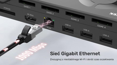 Unitek Stacja dokująca do Nintendo Switch 100W 4K