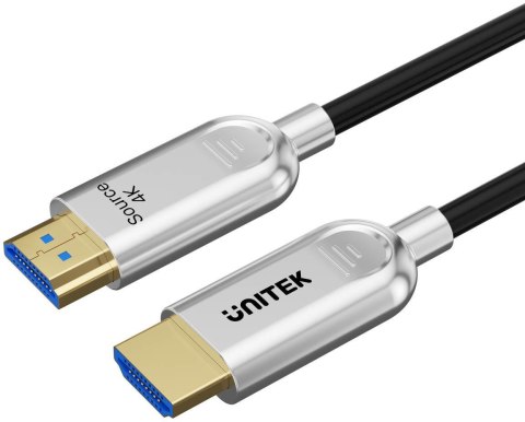 Kabel HDMI Unitek optyczny 2.0 AOC 4K 60Hz 100m