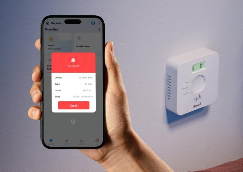 SAFEMI Czujnik tlenku węgla - WiFi - Gwarancja 3 lata SHC-10W