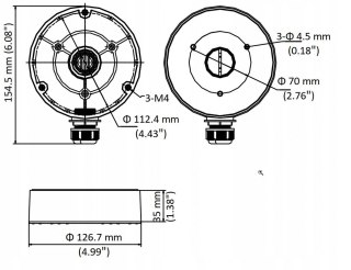 Adapter Hikvision DS-1280ZJ-DM8-Y(O-STD)