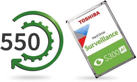 Dysk HDD Toshiba S300 AI 8TB MG10ADA800E-V